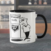 Mug Potholing Club Doorway. Potholer