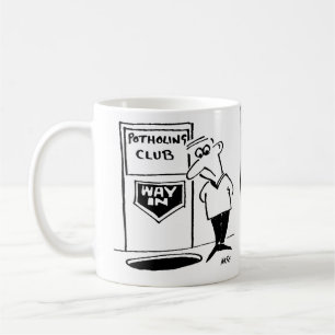 Mug Potholing Club Entrée dans l'étage. Potholer
