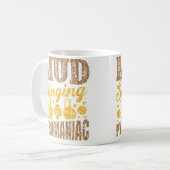 Mug Potier drôle de lancer de boue en céramique en arg (Devant gauche)
