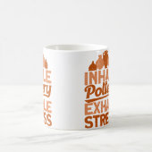 Mug Potiers Inhalent Poterie Exhalent Stress Potier (Centre)