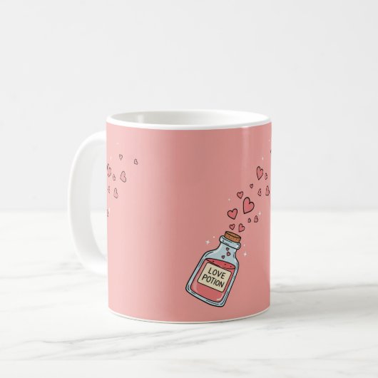 Mug Potion d'amour mignonne (Devant gauche)