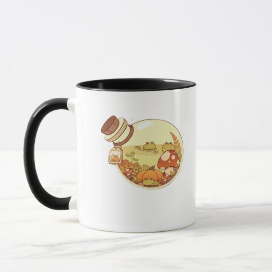 Mug Potion d'automne avec grenouillettes Classique (Gauche)
