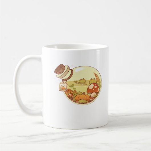 Mug Potion d'automne avec grenouillettes Classique (Gauche)