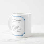 Mug Potion de boue de veille 11oz (Devant gauche)