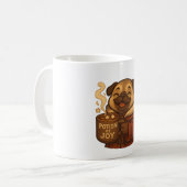 Mug Potion of Joy Pug Art | Cute Christmas Dog Design (Devant gauche)