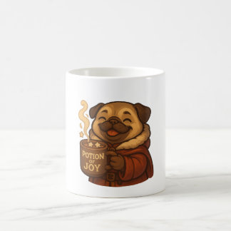 Mug Potion of Joy Pug Art | Cute Christmas Dog Design