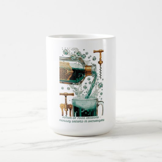 Mug Potion of Poor Decisions Bottle Graphic Tee (Centre)