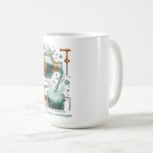 Mug Potion of Poor Decisions Bottle Graphic Tee (Devant droit)