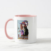 Mug Potions de sorcières de livres de chats (Gauche)