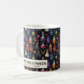Mug Potions poison colorées Bouteilles Halloween (Devant gauche)