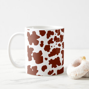Mug Pots Brown de vache modernes Imprimer