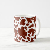 Mug Pots Brown de vache modernes Imprimer (Devant droit)