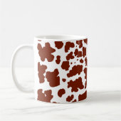Mug Pots Brown de vache modernes Imprimer (Gauche)