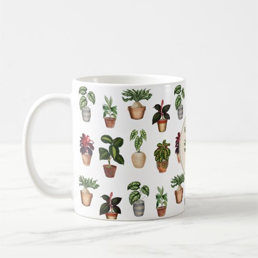 Mug Pots en terre cuite Plante (Gauche)