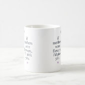 Mug Pots Mason avec fleurs sauvages pour Maman (Centre)