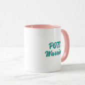 Mug POTS Warrier | Ruban de sensibilisation Dysautonom (Devant droit)