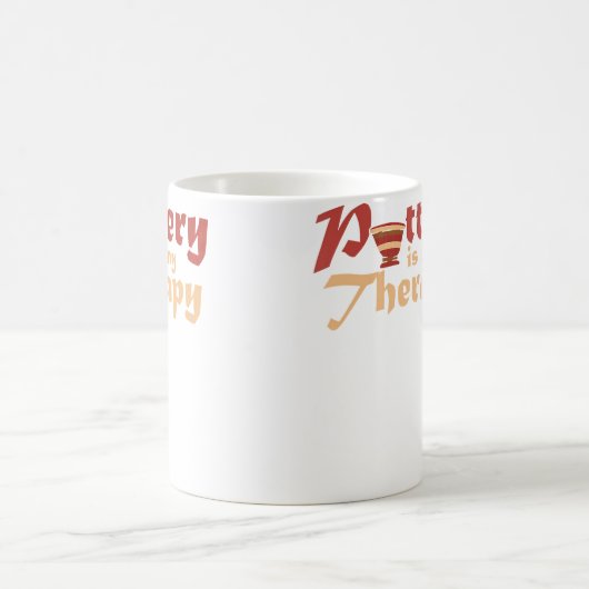 Mug Pottery Is My Therapy Ceramic Artist Clay Potter (Centre)