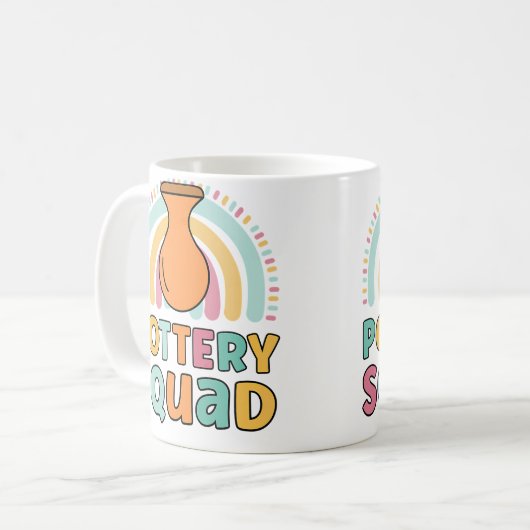 Mug Pottery Squad Funny Matching For Girls Pottery (Devant gauche)