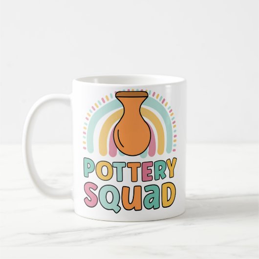 Mug Pottery Squad Funny Matching For Girls Pottery (Gauche)