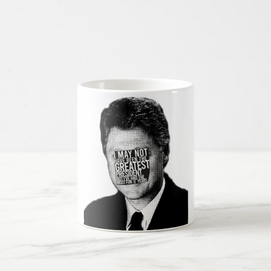 Mug potus Bill Clinton (Centre)