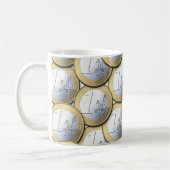 Mug Poubelle Euro Pièces - choisir style & couleur (Gauche)