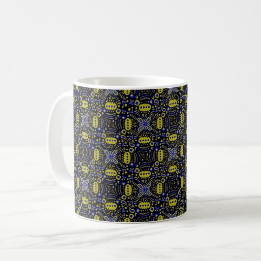 Mug Poubelles abstraites (Devant gauche)