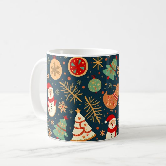 Mug Poubelles de Noël (Devant gauche)