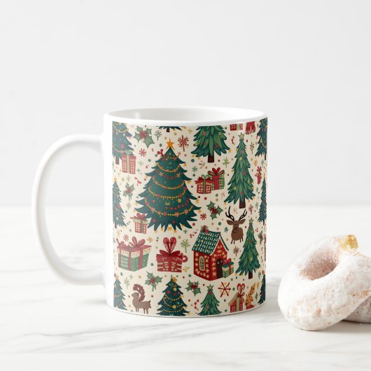 Mug Poubelles de Noël (Avec donut)