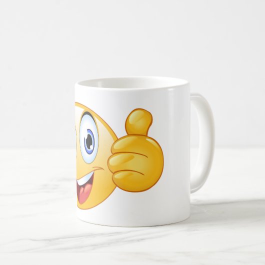 Mug Pouce vers le haut (Devant droit)