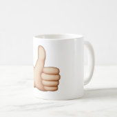Mug Pouce vers le haut - Emoji (Devant droit)