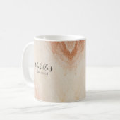 Mug Poudre marron poussiéreuse chic (Devant gauche)