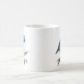 Mug Poudrière bleue personnalisée (Centre)