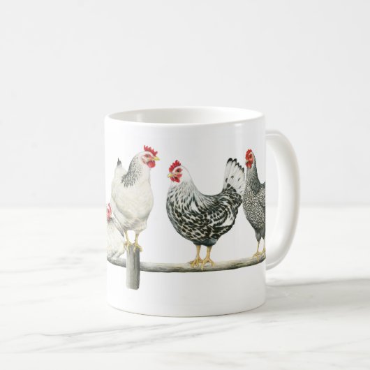 Mug Poule de Janet Pidoux (Devant droit)