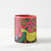 Mug "Poule de jardin et ses amis" (Centre)