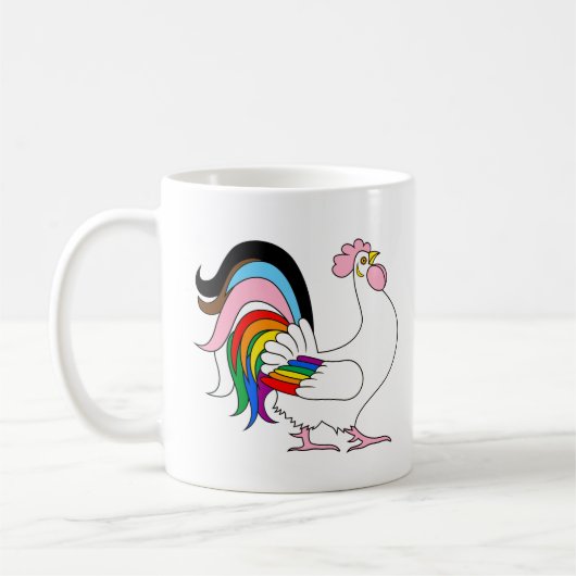 Mug Poule de la Fierté Progressiste (Gauche)