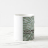 Mug poule d'hiver vintage moderne (Centre)