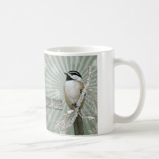 Mug poule d'hiver vintage moderne