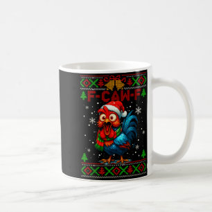Mug Poule drôle de coq F Caw F Fcawf Chuchoteur de pou