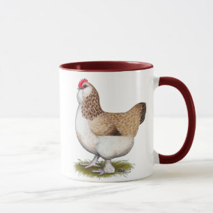 Mug Poule saumonée de Faverolle
