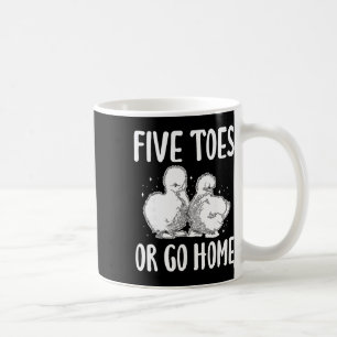 Mug Poule Soie Cinq Doigts Ou Rentrer À La Maison