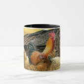 Mug Poules de coq Rustique Barne Set de table papier d (Centre)