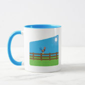Mug Poules drôles de Cluckers, Lever et Briller (Gauche)