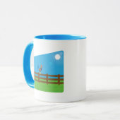 Mug Poules drôles de Cluckers, Lever et Briller (Devant gauche)