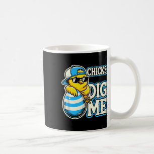 Mug Poules Drôles Me Creusent Pâques - Pour Garçons Et