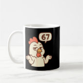 Mug Poulet 67 Mème Six Sept Drôle Gen Alpha (Gauche)