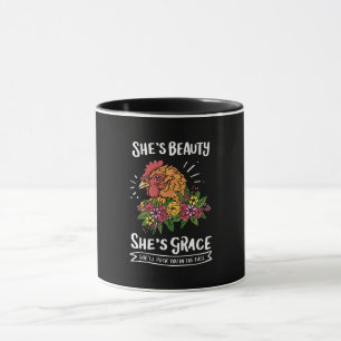 Mug Poulet - Beauté d'elle Sa grâce