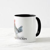 MUG POULET BLEU DE POULE (Devant droit)