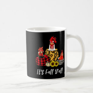 Mug Poulet C'est l'automne vous tous Léopard Citrouill