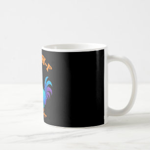 Mug Poulet Coloré Drôle F-caw-f Poulet Fcawf