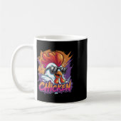 Mug Poulet Cool Drôle Hipster Sungles Coq (Gauche)